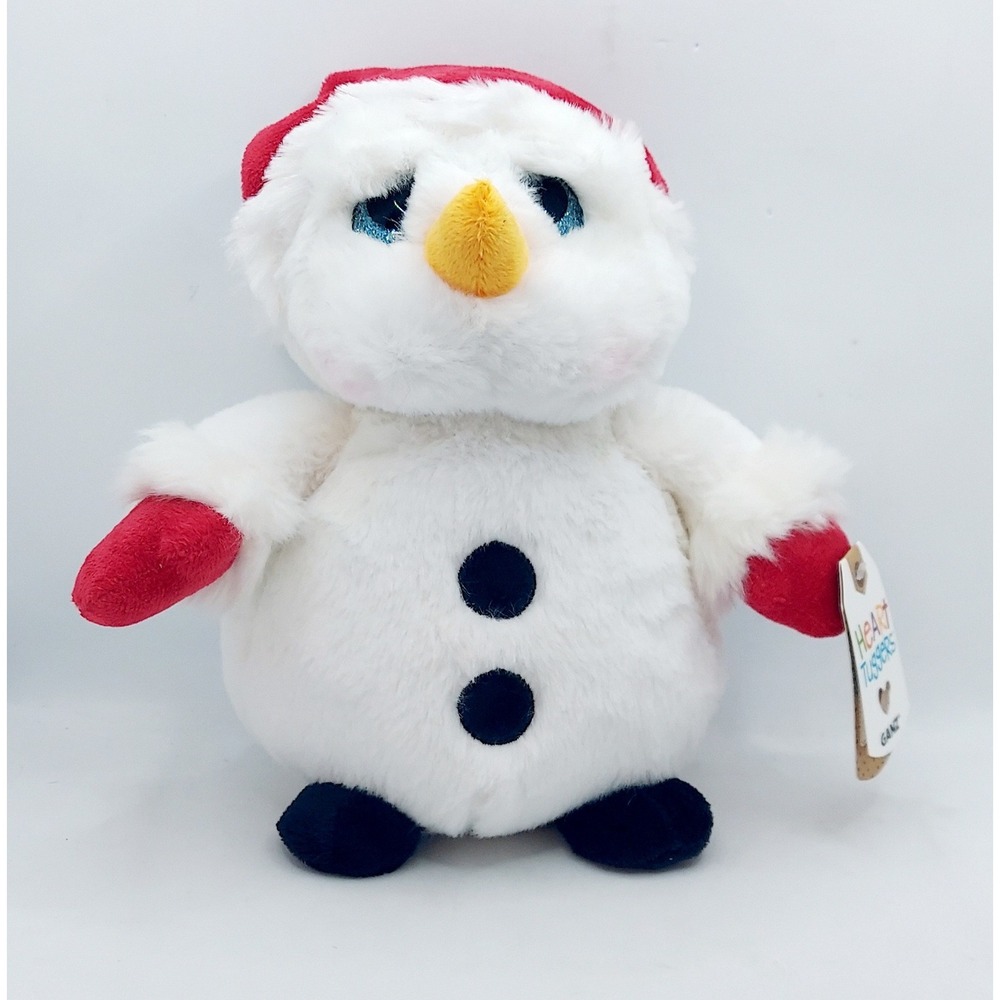 Ganz Heart Tuggers Snowman Christmas 10" Plush
